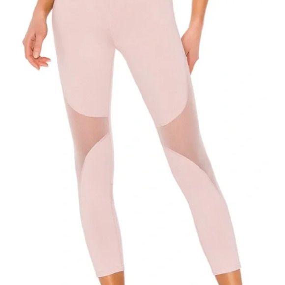 ALO Yoga Pants - Alo Yoga Coast Crop Pink Legging Size S